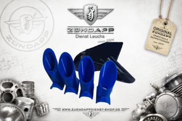 Zündapp Tuning-Luftfiltertrichter 5-teilig – Typ 517 / 529 / 530 – variabler Ansaugdurchmesser – 530-10.136 - schwarz